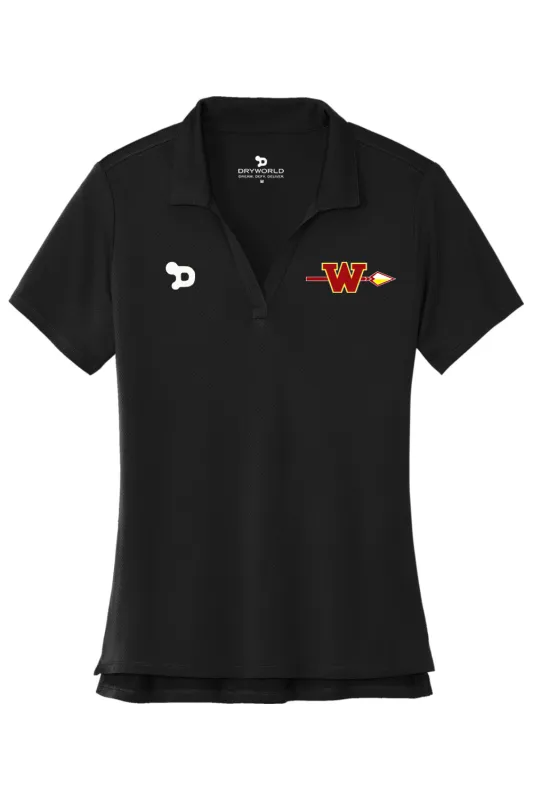 Woodbridge Warriors Women's Sideline Polo made by DRYWORLD