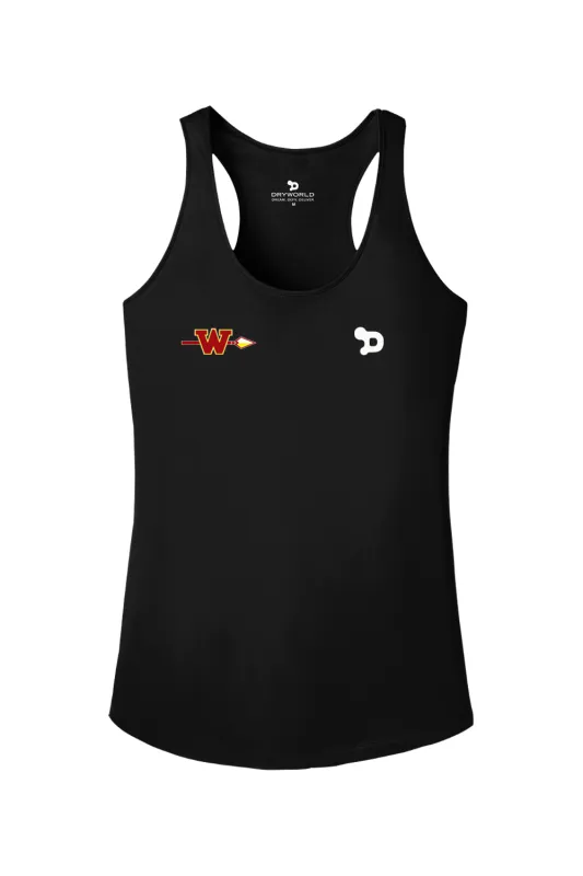 Woodbridge Warriors PosiCharge Competitor Racerback Tank made by DRYWORLD
