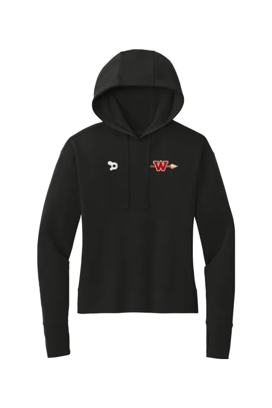 Woodbridge Warriors Ladies Sport-Wick Flex Fleece Pullover Hoodie made by DRYWORLD