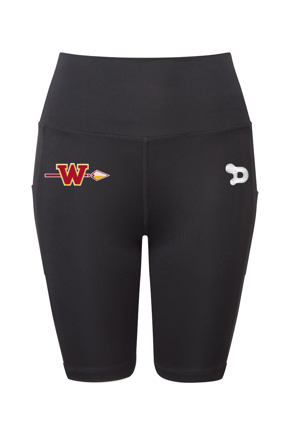 Woodbridge Warriors Women's Performance Compression Shorts sold by DRYWORLD