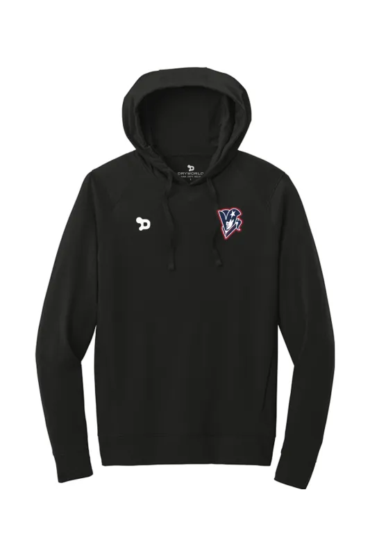 Beckman Patriots Sport-Wick Flex Fleece Pullover Hoodie made by DRYWORLD