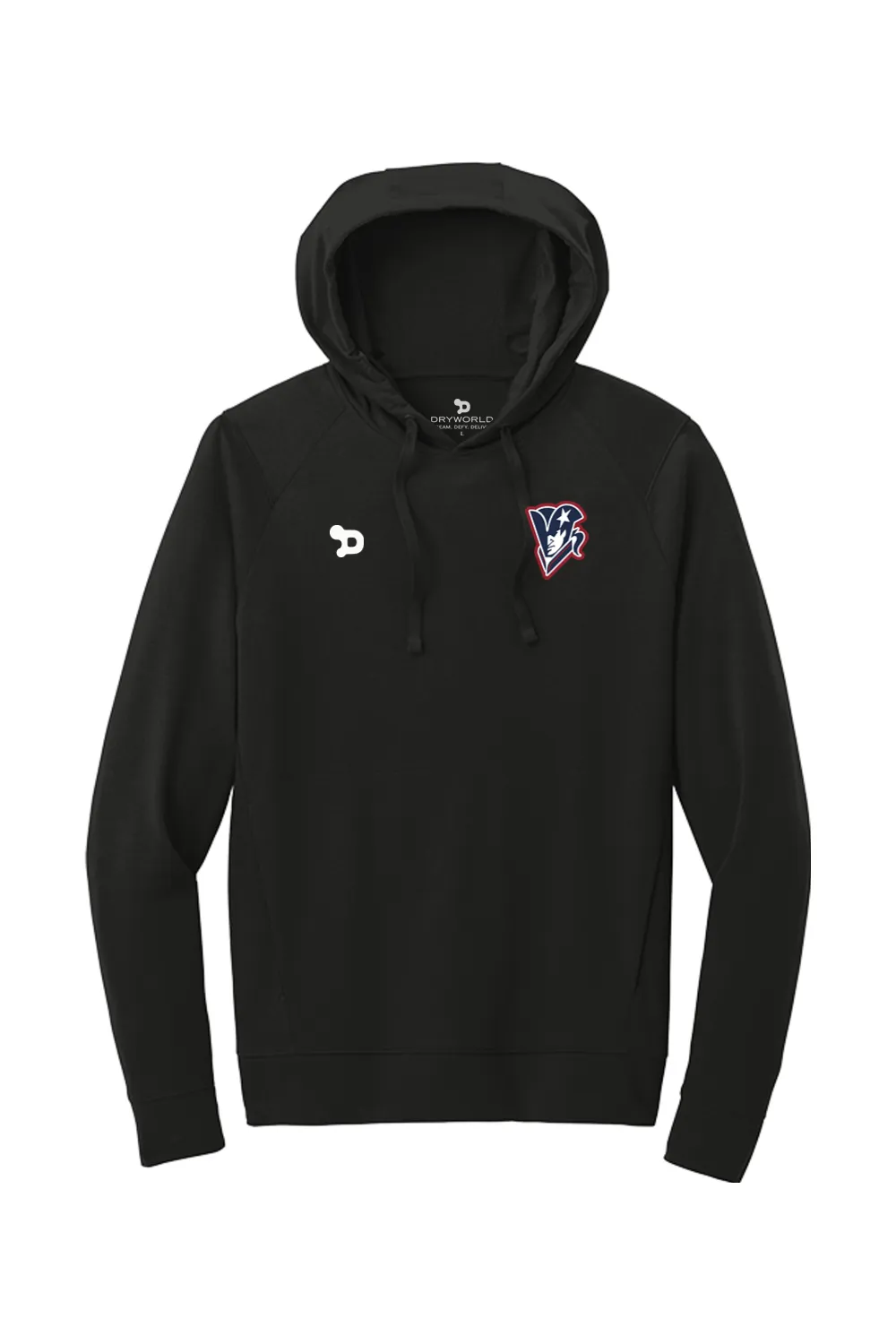 Beckman Patriots Sport-Wick Flex Fleece Pullover Hoodie sold by DRYWORLD