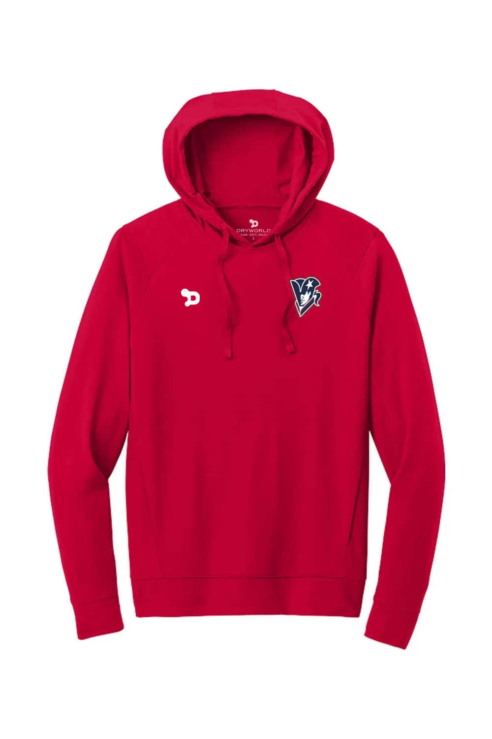 Beckman Patriots Sport-Wick Flex Fleece Pullover Hoodie sold by DRYWORLD product image thumbnail 3