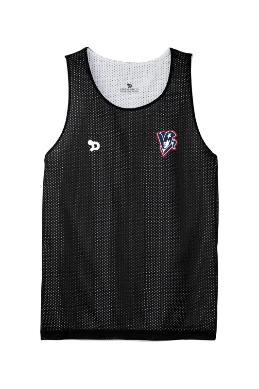 Beckman Patriots PosiCharge Classic Mesh Reversible Tank made by DRYWORLD