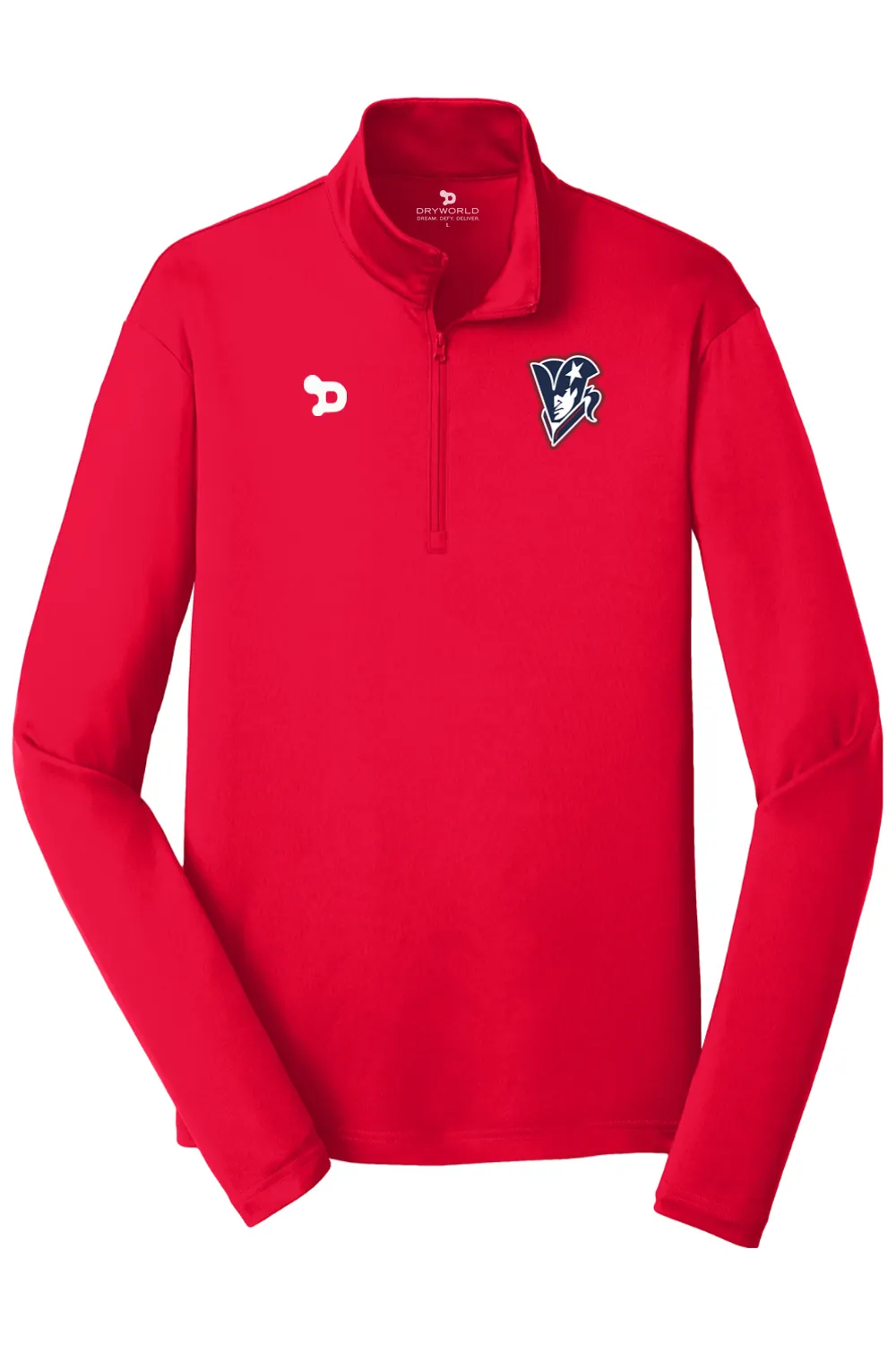 Beckman Patriots PosiCharge Competitor 1/4-Zip Pullover sold by DRYWORLD product image thumbnail 3