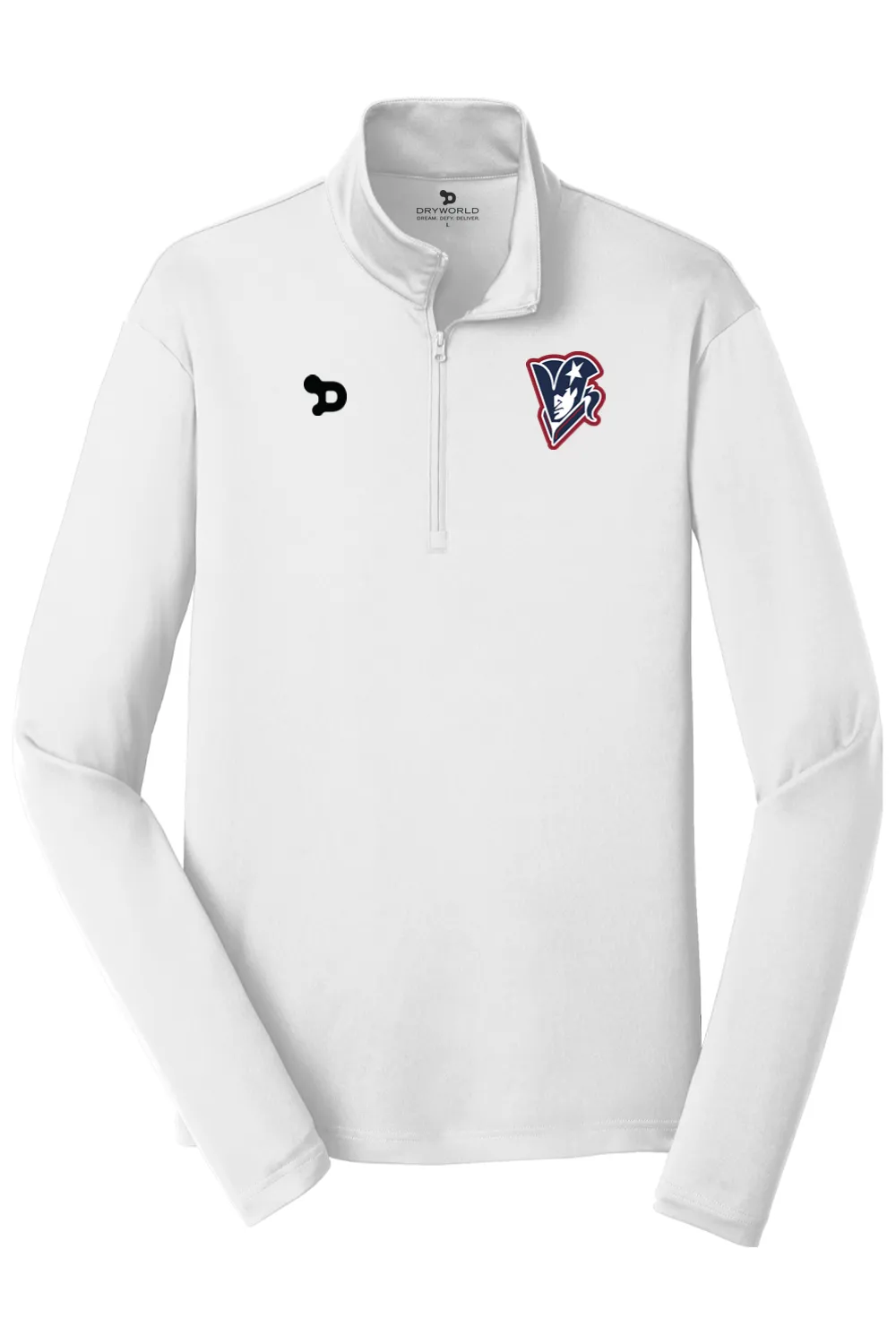 Beckman Patriots PosiCharge Competitor 1/4-Zip Pullover sold by DRYWORLD product image thumbnail 5