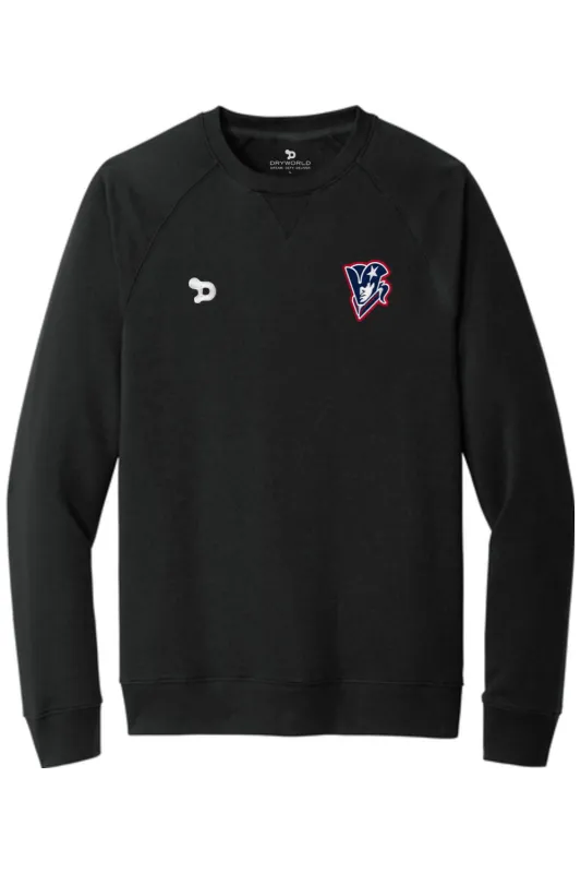 Beckman Patriots Drive Fleece Crewneck made by DRYWORLD