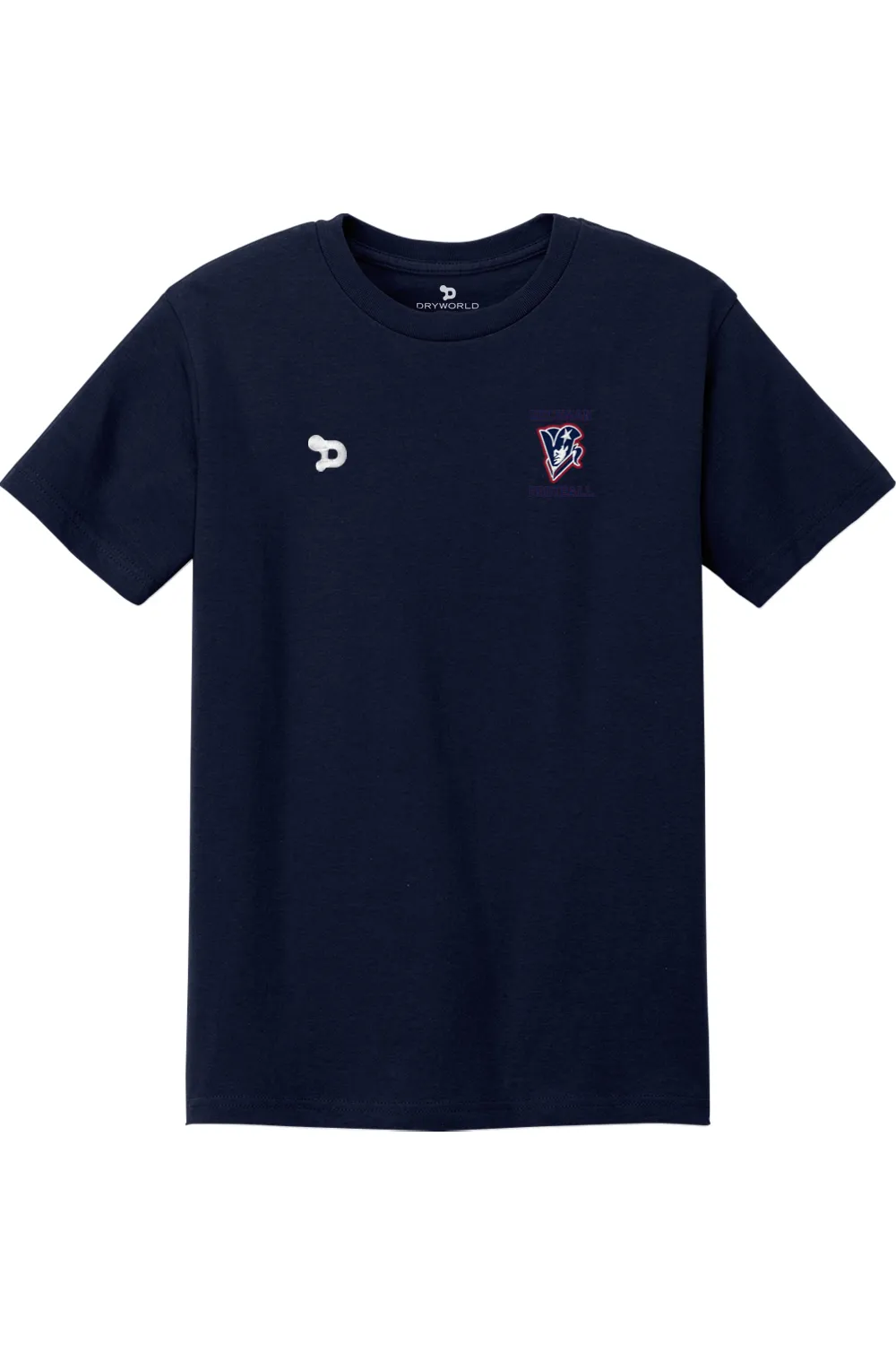 Beckman Football Unisex Heavyweight Cotton Tee sold by DRYWORLD product image thumbnail 3