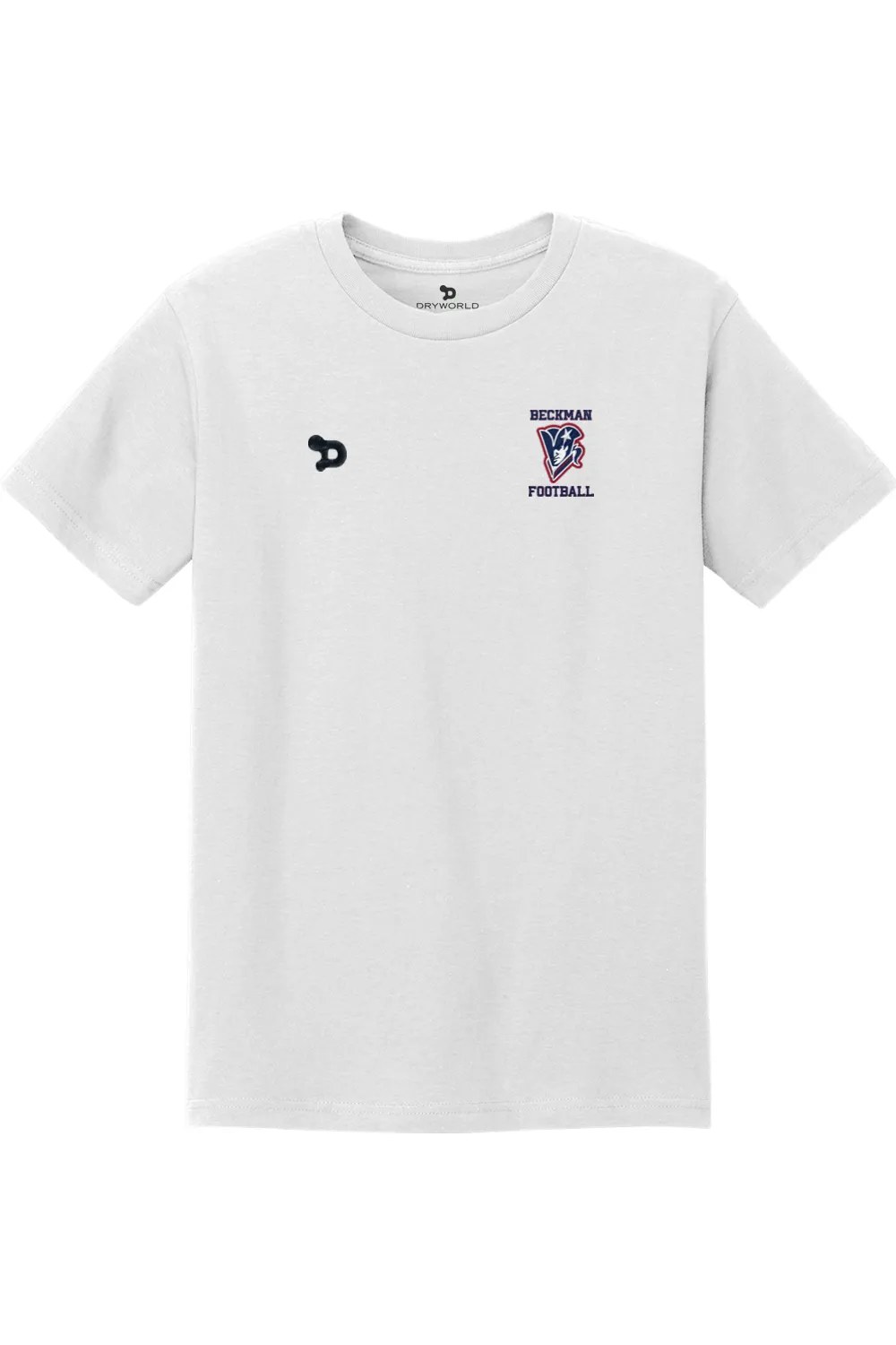 Beckman Football Unisex Heavyweight Cotton Tee sold by DRYWORLD product image thumbnail 5