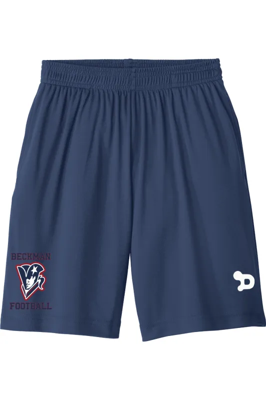 Beckman Football PosiCharge Competitor Pocketed Short made by DRYWORLD