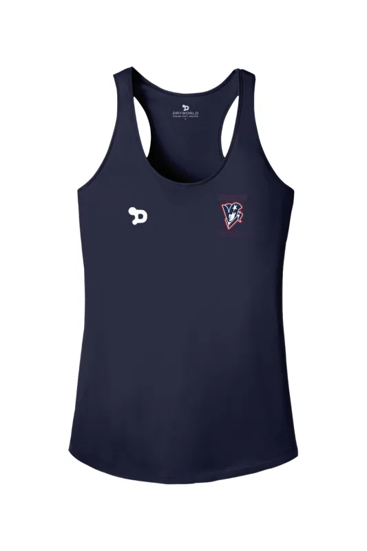 Beckman Football Ladies PosiCharge Competitor Racerback Tank made by DRYWORLD