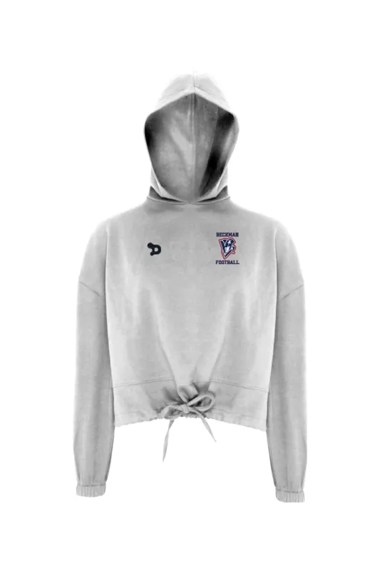 Beckman Football Ladies' Cropped Maria Hoodie made by DRYWORLD