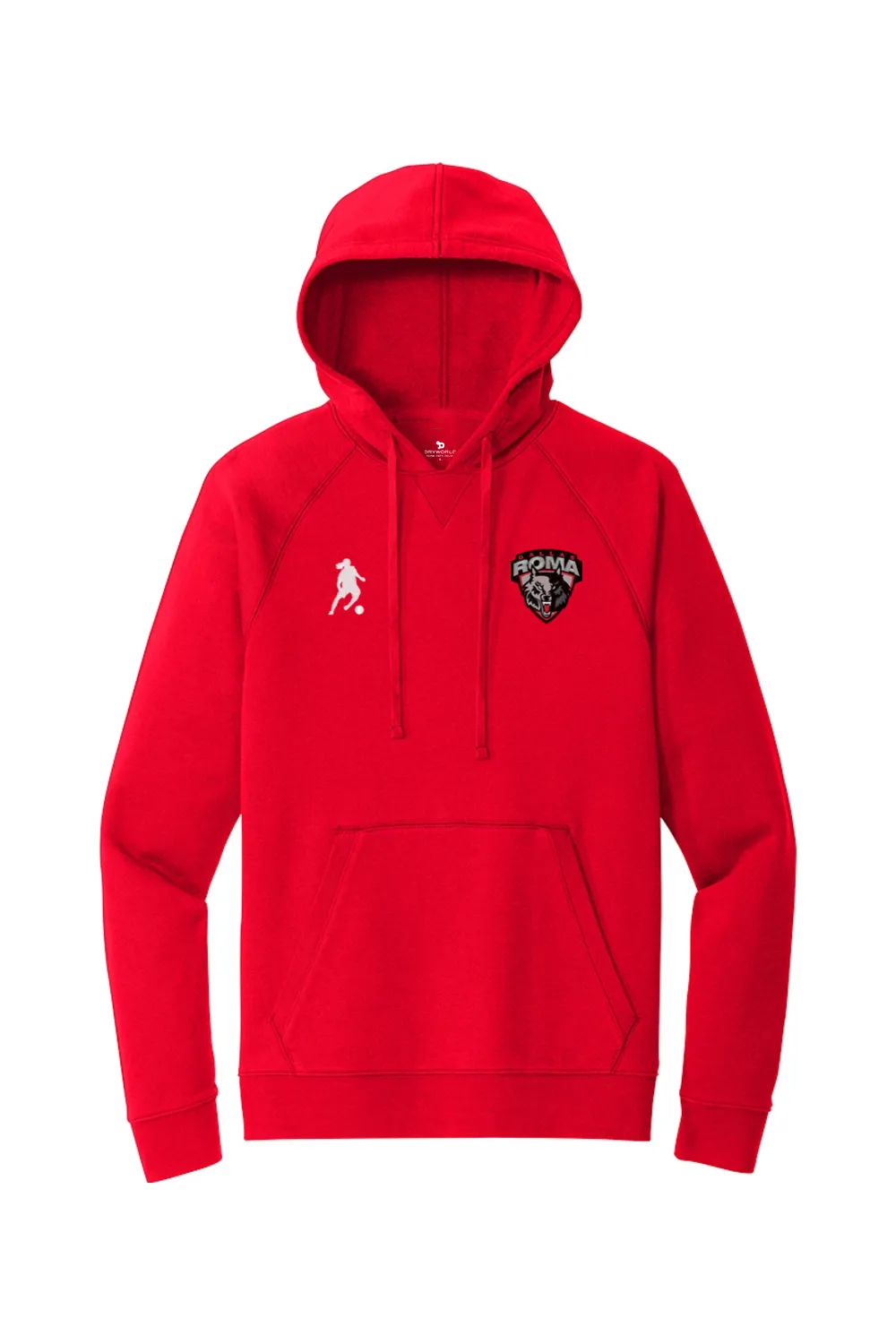 Roma FC Fleece Pullover Hoodie sold by DRYWORLD product image thumbnail 5