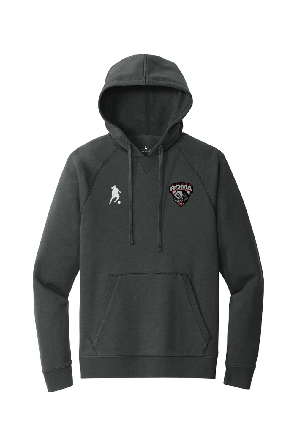 Roma FC Fleece Pullover Hoodie sold by DRYWORLD product image thumbnail 3