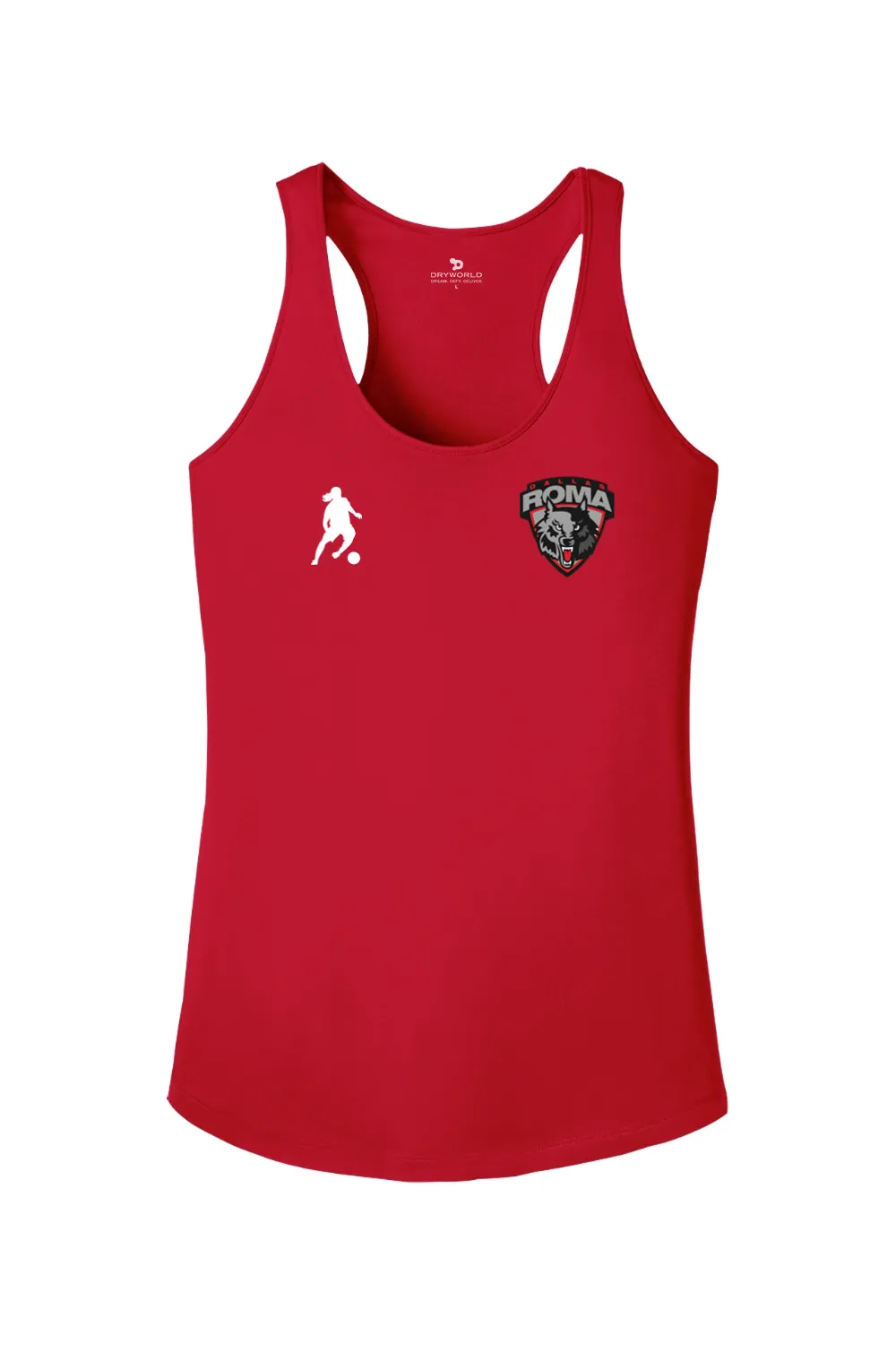 Roma FC Ladies PosiCharge Competitor Racerback Tank sold by DRYWORLD product image thumbnail 5