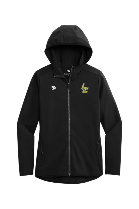 Legacy Christian Ladies Circuit Hooded Full-Zip made by DRYWORLD