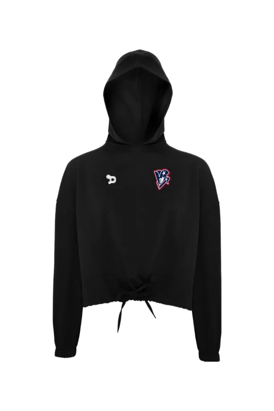 Beckman Patriots Ladies' Cropped Maria Hoodie made by DRYWORLD
