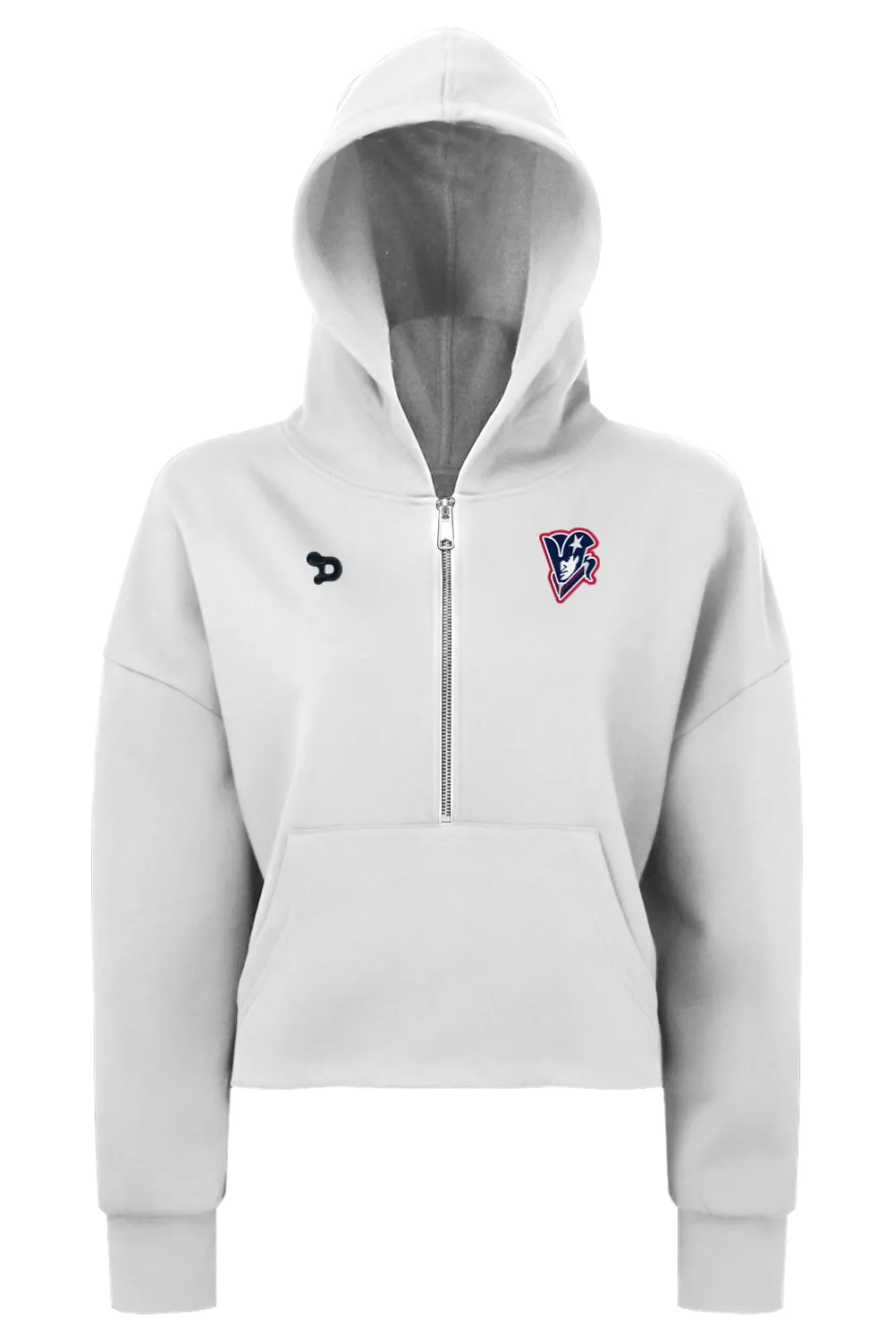 Beckman Patriots Ladies' Alice Half-Zip Hooded Sweatshirt sold by DRYWORLD product image thumbnail 3