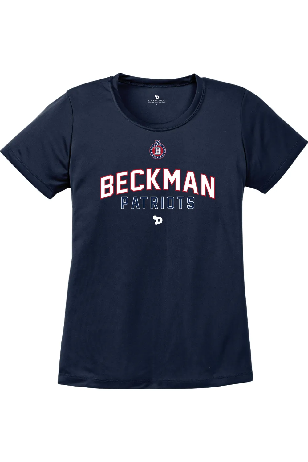 Beckman Patriots Girls Flag Football Ladies PosiCharge Competitor Tee sold by DRYWORLD product image thumbnail 3