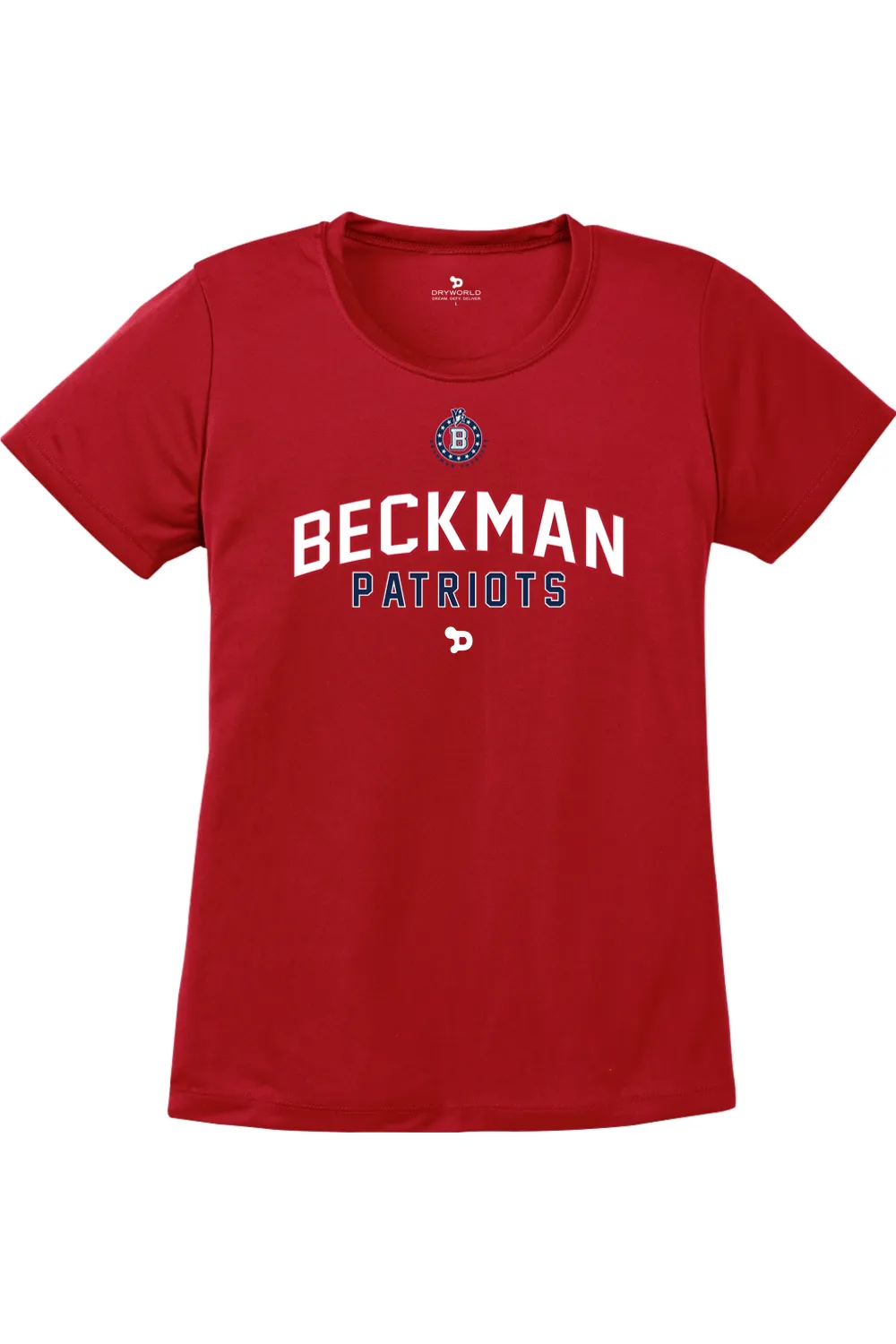 Beckman Patriots Girls Flag Football Ladies PosiCharge Competitor Tee sold by DRYWORLD product image thumbnail 5