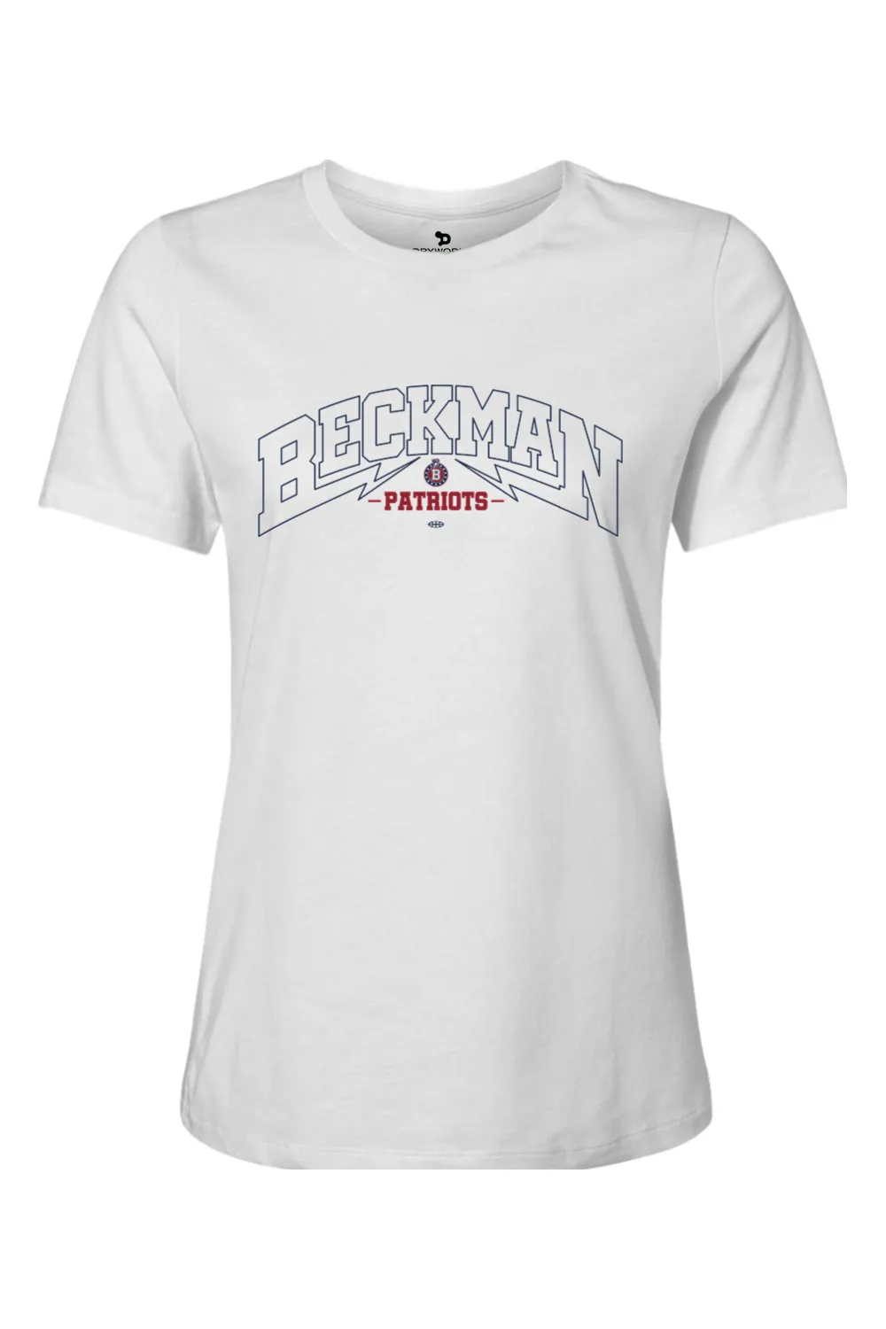 Beckman Patriots Women’s Jersey Short Sleeve Tee - BP Teamwear sold by DRYWORLD product image thumbnail 3