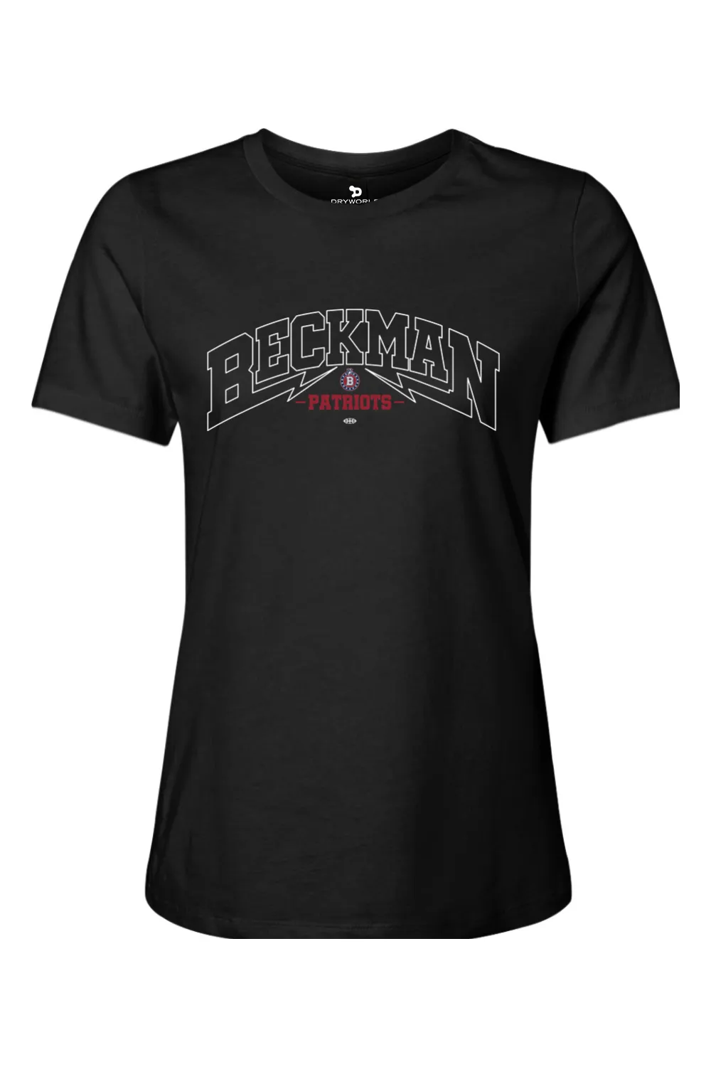 Beckman Patriots Women’s Jersey Short Sleeve Tee - BP Teamwear sold by DRYWORLD