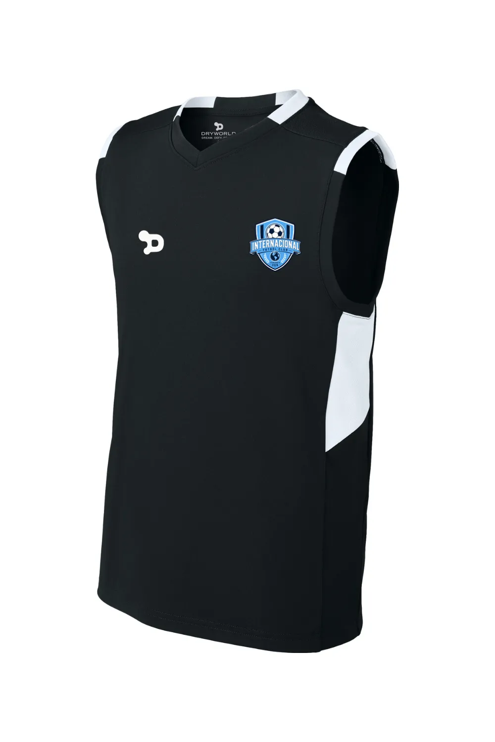 Internacional Youth Club Sleeveless V-Neck sold by DRYWORLD