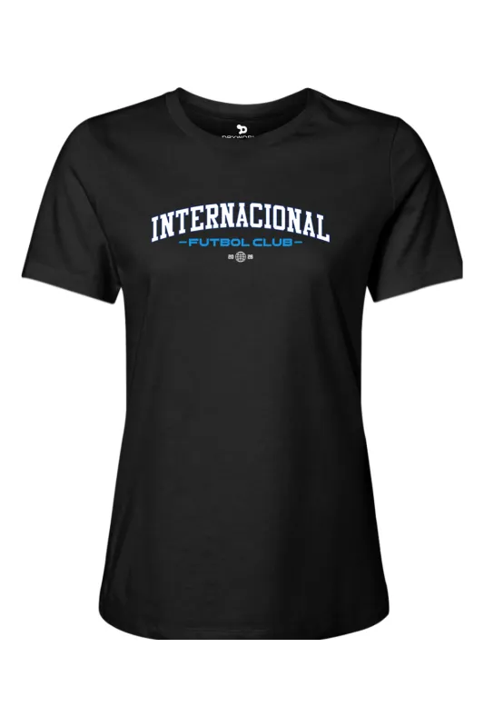 Internacional Women’s Relaxed Jersey Short Sleeve Tee - Teamwear made by DRYWORLD