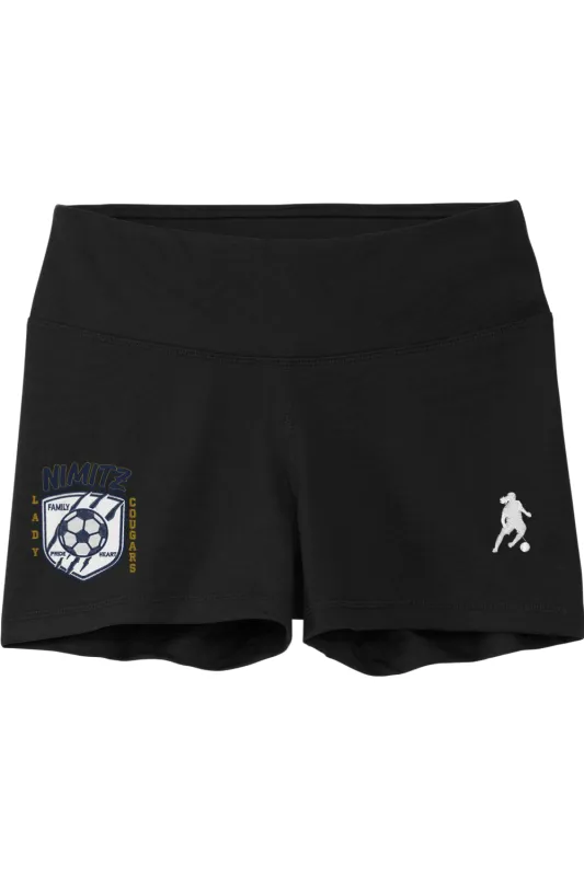Nimitz High School Girls Soccer Ladies Interval 3" Short made by DRYWORLD