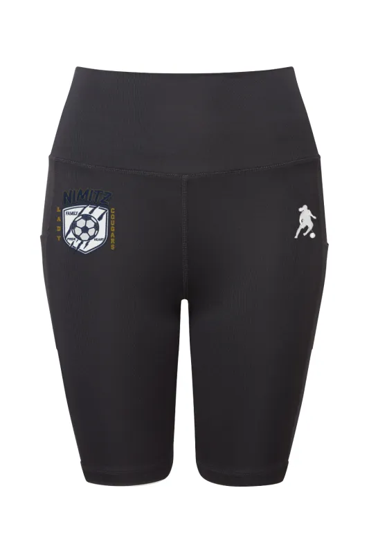 Nimitz High School Girls Soccer Women's Performance Compression Shorts made by DRYWORLD
