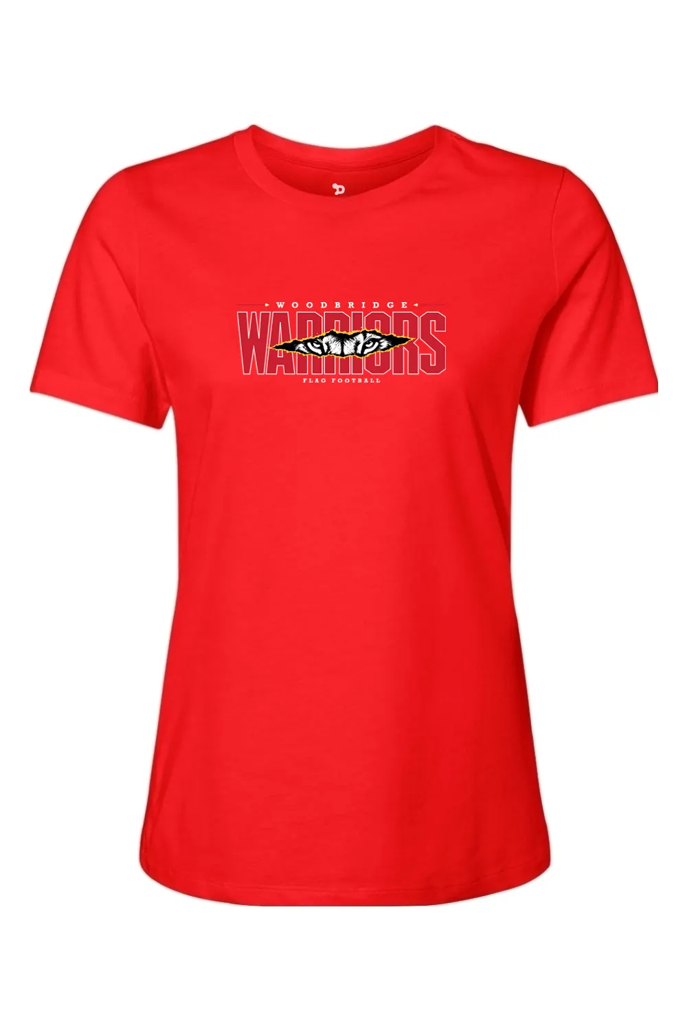 Woodbridge Warriors Women’s Relaxed Jersey Short Sleeve Tee - Lifestyle sold by DRYWORLD product image thumbnail 3