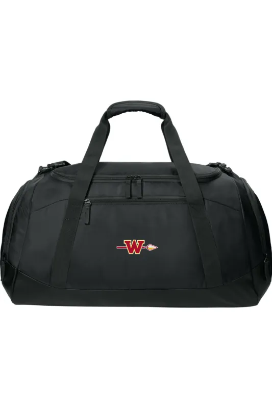 Woodbridge Warriors  Large Rec Duffel made by DRYWORLD