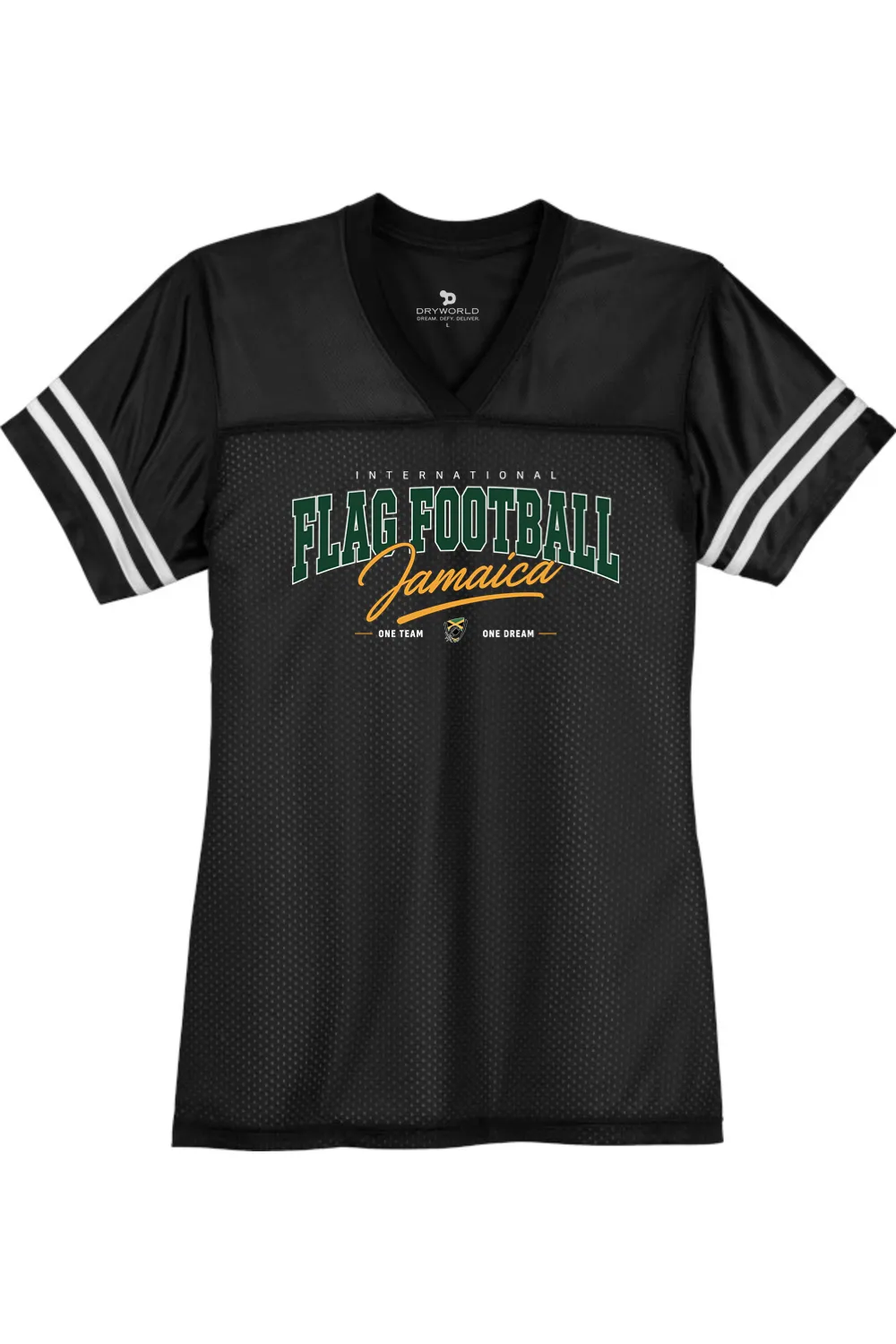 Flag Football Jamaica Ladies Replica Jersey - Lifestyle sold by DRYWORLD
