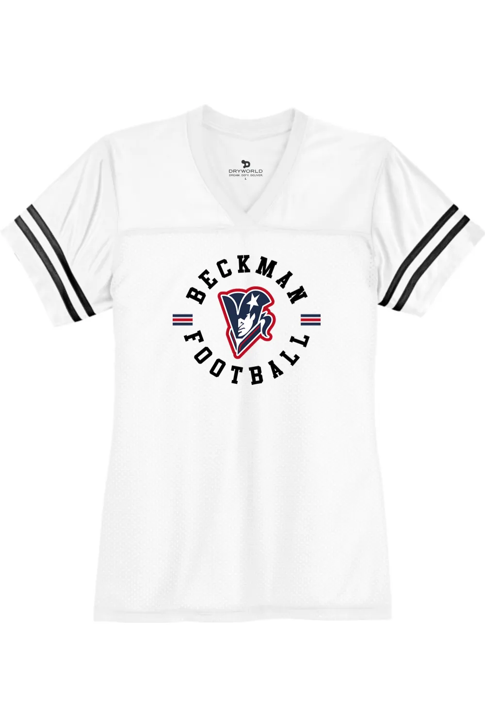 Beckman Patriots Ladies Replica Jersey - Lifestyle 4 sold by DRYWORLD