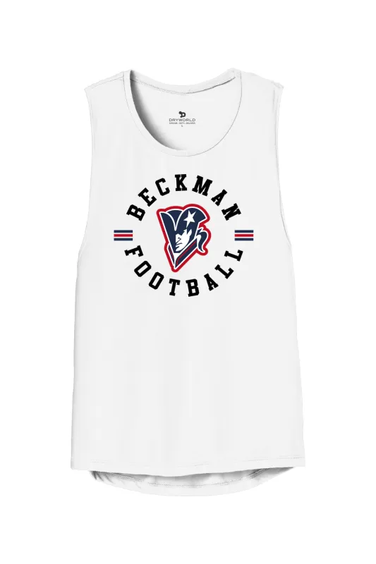 Beckman Patriots Women's Flowy Muscle Tank - Lifestyle Classic Pride Edition made by DRYWORLD