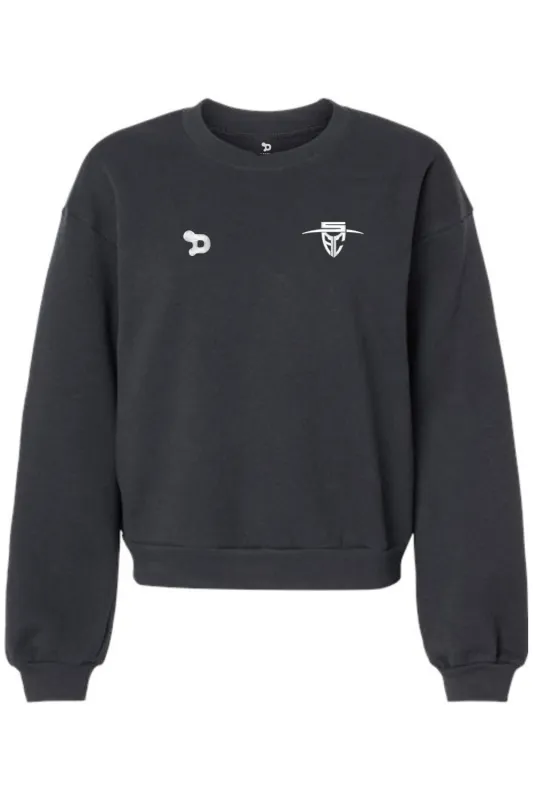 Santa Ana College - SAC Collection ReFlex Women's Fleece Crewneck Sweatshirt made by DRYWORLD