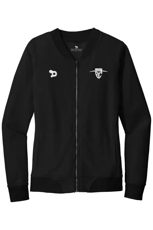 Santa Ana College - SAC Collection Ladies Lightweight French Terry Bomber made by DRYWORLD