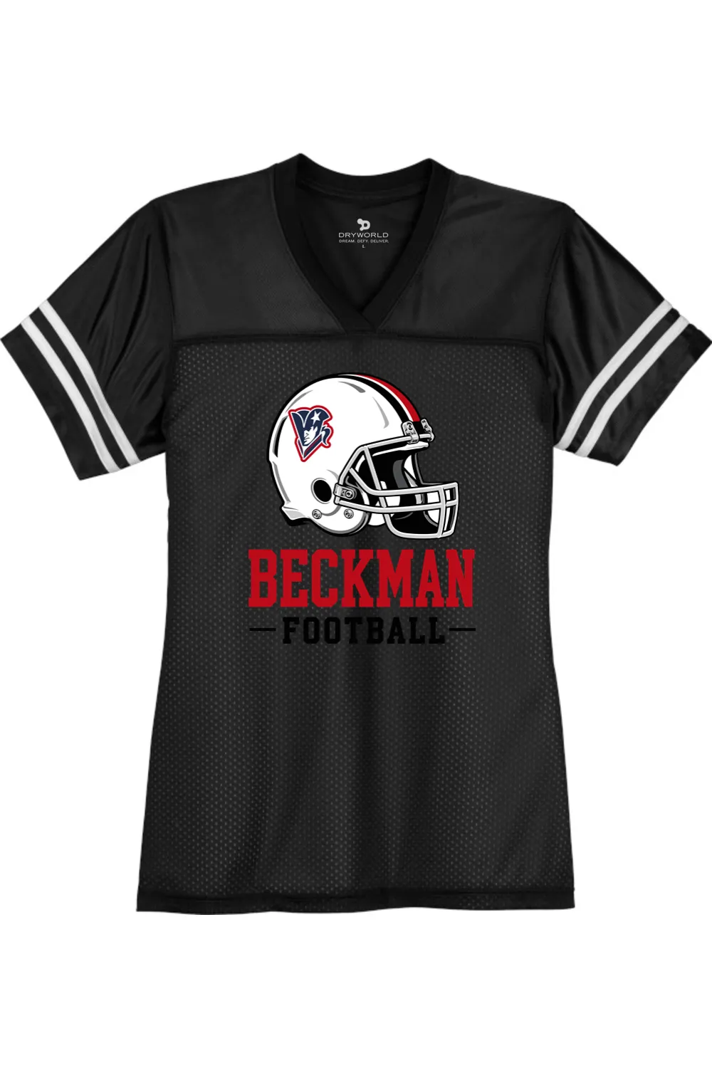 Beckman Patriots Ladies Replica Jersey - Lifestyle Helmet Pride Edition sold by DRYWORLD product image thumbnail 3