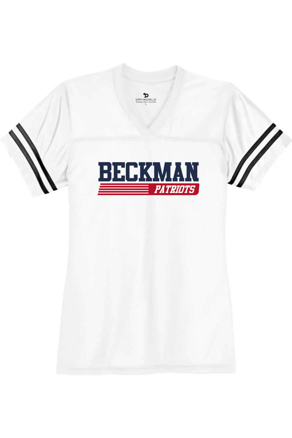 Beckman Patriots Ladies Replica Jersey - Lifestyle 6 sold by DRYWORLD product image thumbnail 5