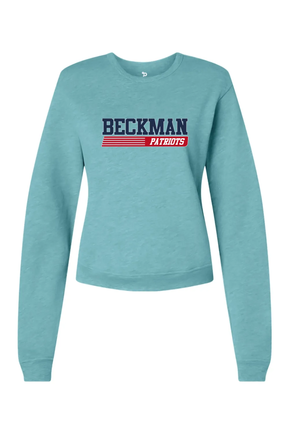 Beckman Patriots Women's Sponge Fleece Classic Crewneck Sweatshirt - Lifestyle Varsity Heritage Edition sold by DRYWORLD product image thumbnail 5