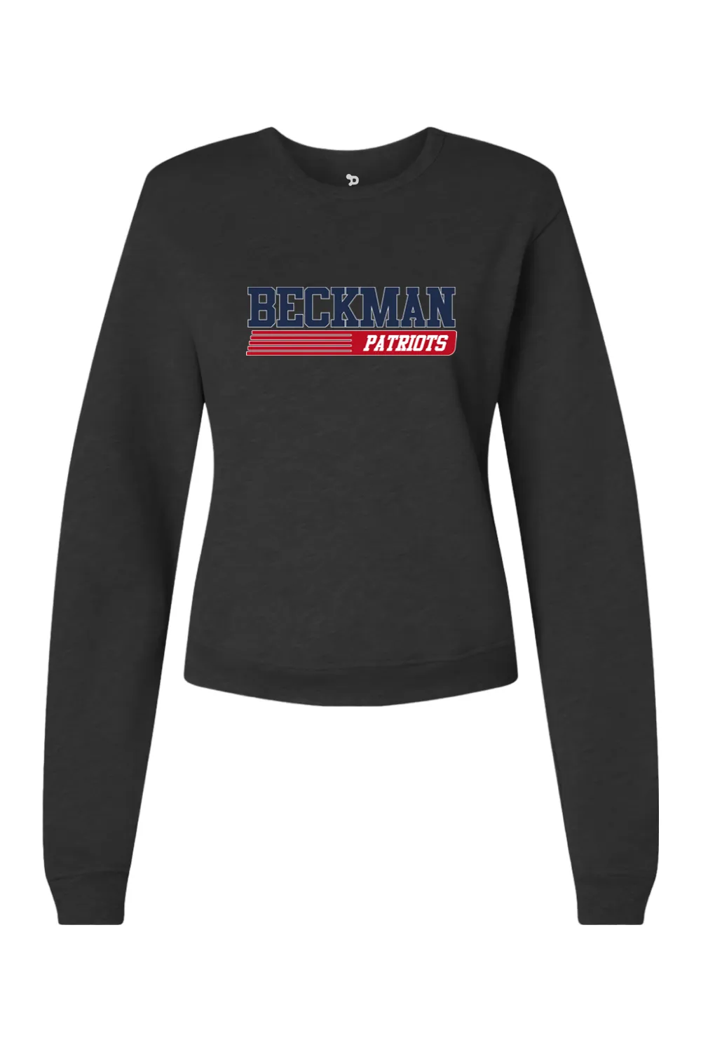 Beckman Patriots Women's Sponge Fleece Classic Crewneck Sweatshirt - Lifestyle Varsity Heritage Edition sold by DRYWORLD product image thumbnail 3