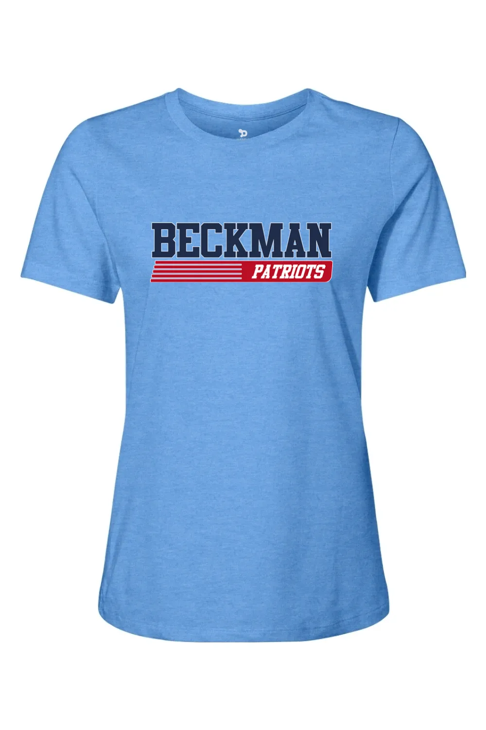Beckman Patriots Women’s Relaxed Jersey Short Sleeve Tee - Lifestyle Varsity Heritage Edition sold by DRYWORLD product image thumbnail 5