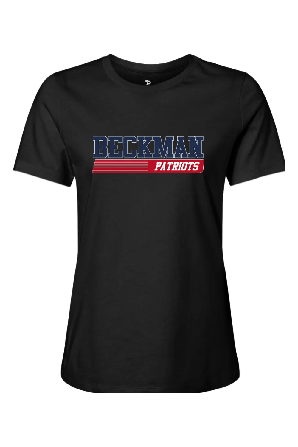 Beckman Patriots Women’s Relaxed Jersey Short Sleeve Tee - Lifestyle Varsity Heritage Edition sold by DRYWORLD product image thumbnail 3