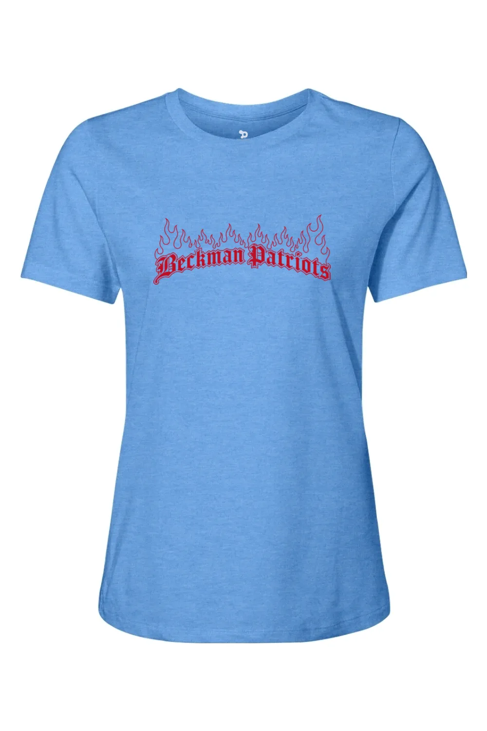 Beckman Patriots Women’s Relaxed Jersey Short Sleeve Tee - Lifestyle Burniing Creed Edition sold by DRYWORLD product image thumbnail 5