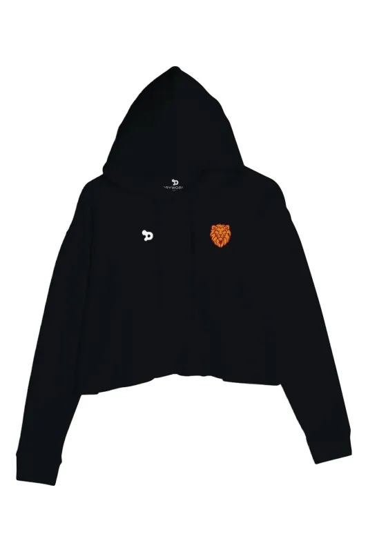 Woodbridge Warriors Ladies' Cropped Fleece Hoodie - Lifestyle made by DRYWORLD