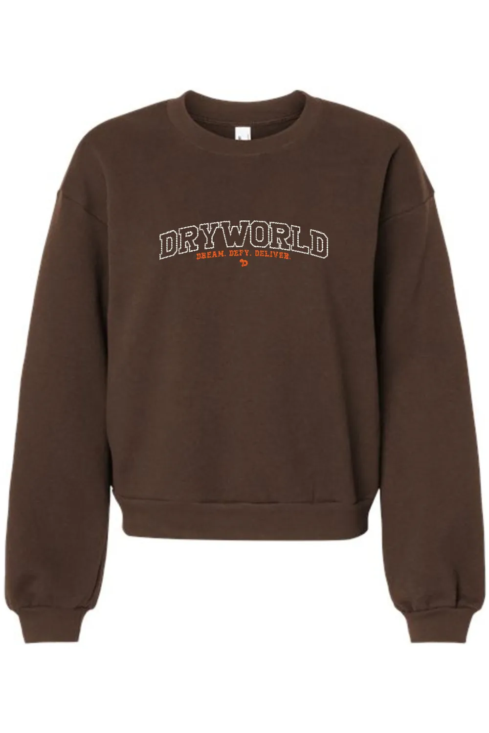 Free D ReFlex Women's Fleece Crewneck Sweatshirt - Lifestyle sold by DRYWORLD product image thumbnail 5