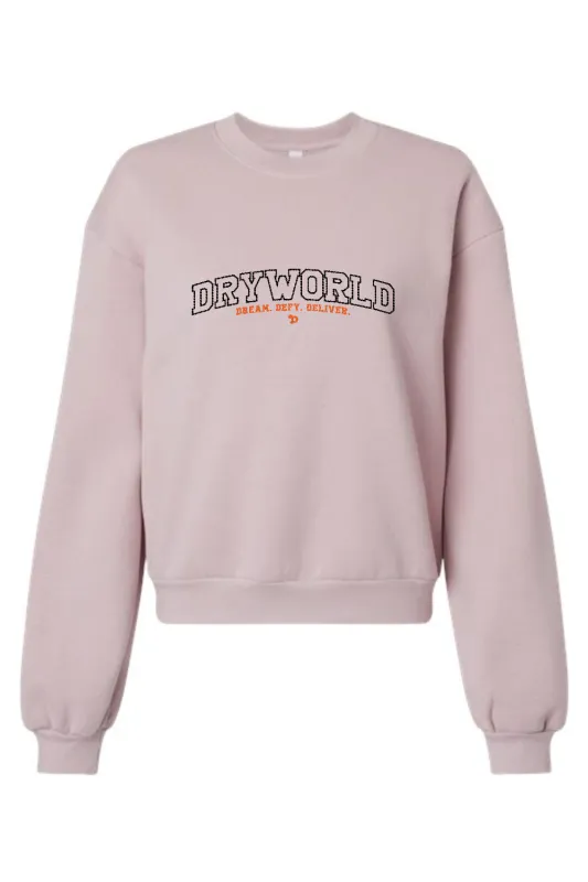 Free D ReFlex Women's Fleece Crewneck Sweatshirt - Lifestyle made by DRYWORLD
