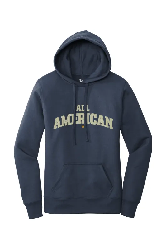 All American Ladies Core Fleece Pullover Hooded Sweatshirt - Lifestyle Beyond The Game made by DRYWORLD