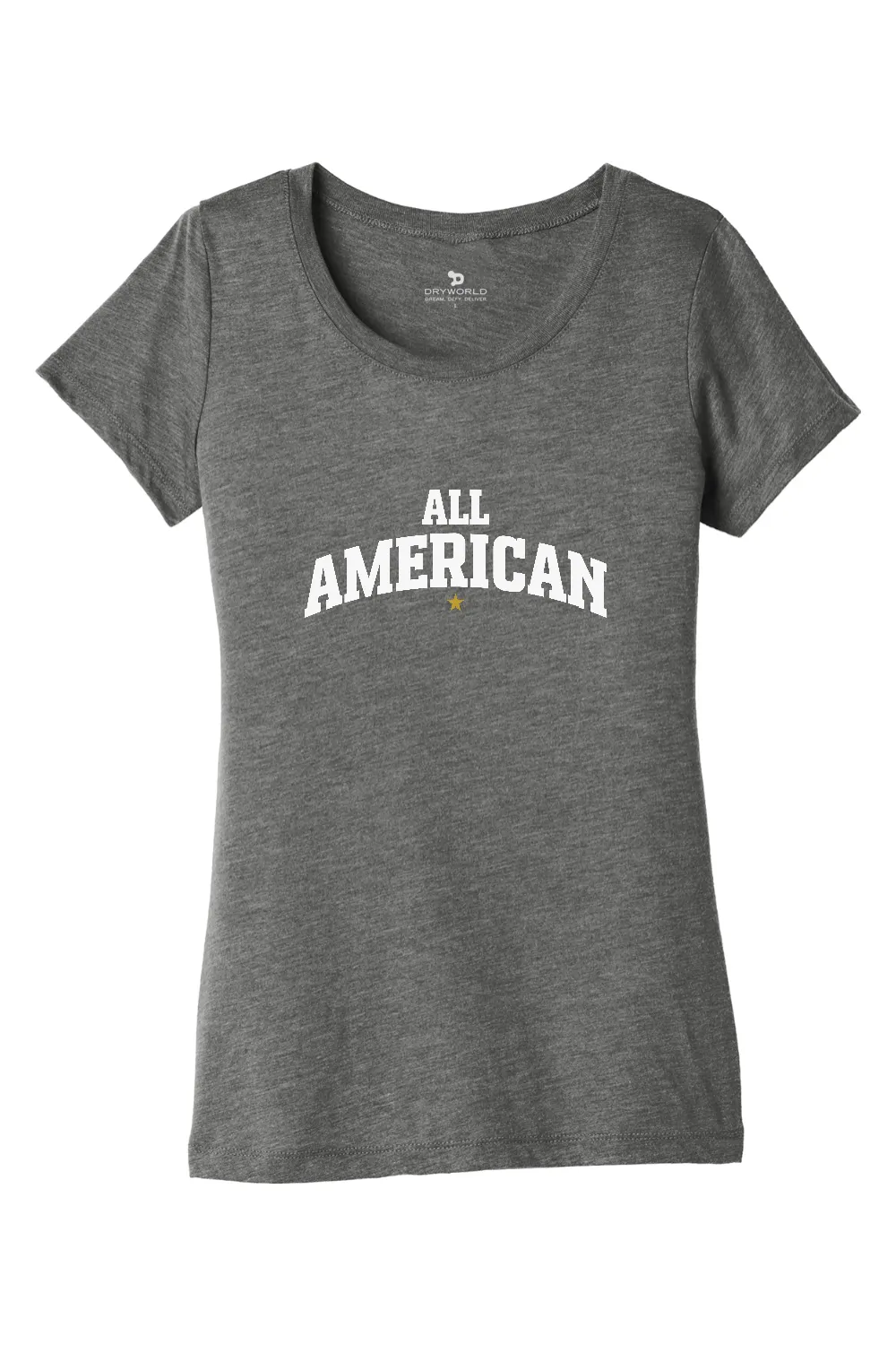 All American Women’s Triblend Short Sleeve Tee - Lifestyle Beyond The Game Edition sold by DRYWORLD product image thumbnail 3
