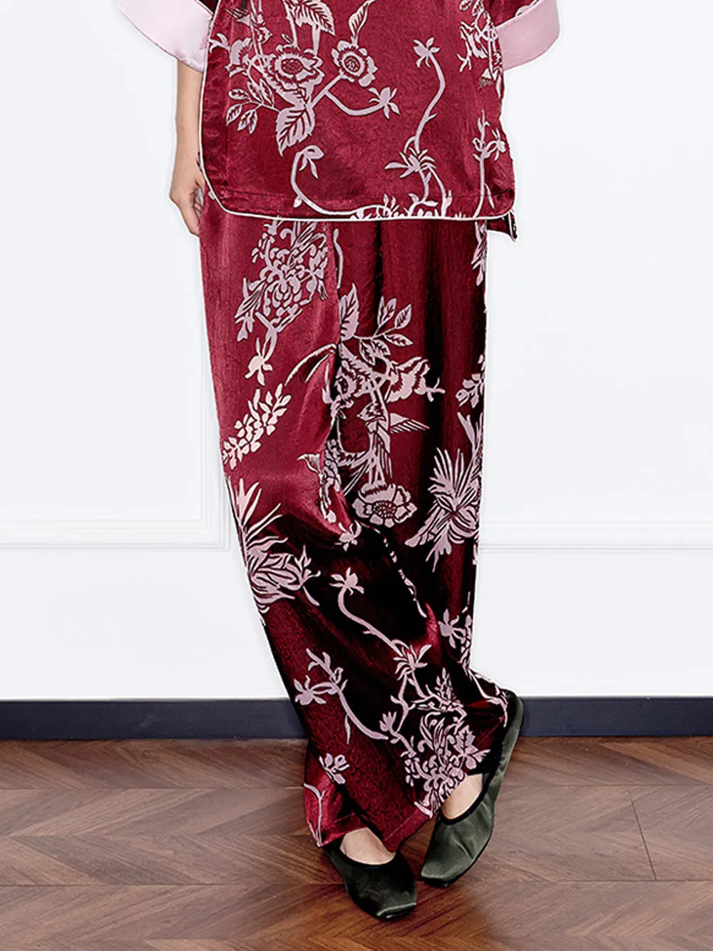 MUKZIN“Capsule Collection”New Chinese Style Printed Wide-Leg Pants sold by Muzkin product image thumbnail 3